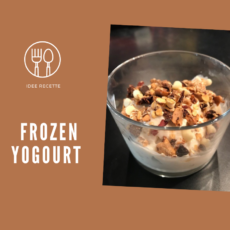 Frozen yogourt